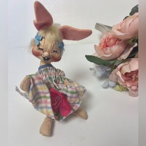 Annalee Vintage 1992 Spring Country Bunny